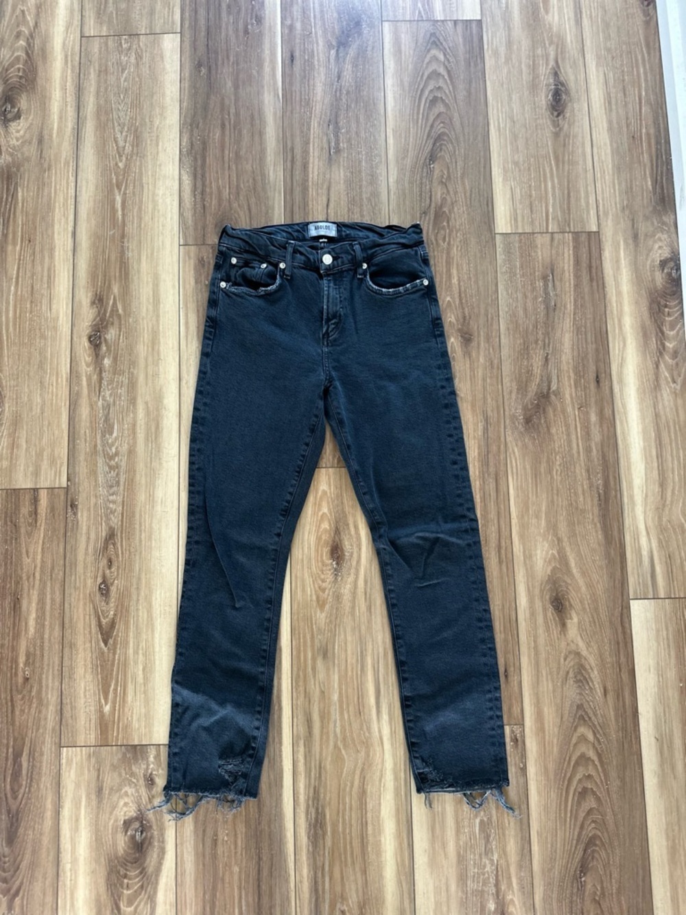 AGOLDE womens Toni black jeans size 26 - Picture 2 of 6